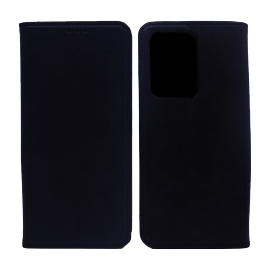 Capa Flip de Couro com Bolso Interno para Samsung Galaxy S20 Ultra Preto